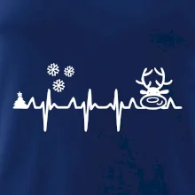 EKG Vánoce Vločky a sob