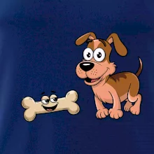 Parové triko - Pes a kost