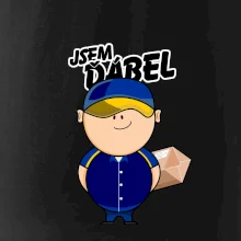 Jsem ďábel doručovatel modro žlutý