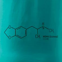 Molekulární struktura MDMA Extáze