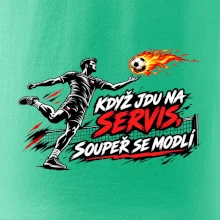 Nohejbalový pekelný servis