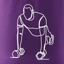 Trenér fitness jedním tahem