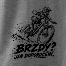 Brzdy jen doporučení - biker v zatáčce
