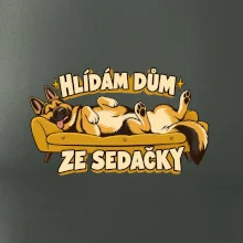 Hlídám dům ze sedačky - vlčák