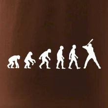 Evoluce baseball pálkař nápřah