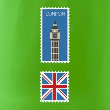 Londýn známka barevná