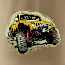 Žlutý offroad s navijákem Žlutý offroad s navijákem
