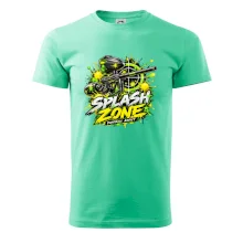 Neonový zásah splash zone paintball