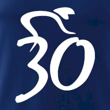 Cyklista slaví třicítku (30)
