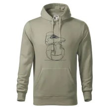 Fotbalový míč kopačka jedním tahem