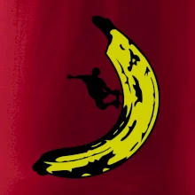 Skateboardista na banánu