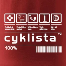 Čárový kód - Cyklista
