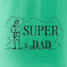 Kreslený nápis super dad