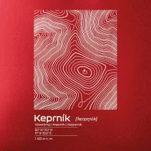 Keprník - vrstevnice v obdélníku