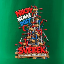 Nikdy nemáš dost svěrek - vysoká věž truhlářských svěrek