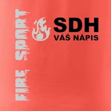SDH REFLEXNÍ nápis (oheň, firesport, název sboru - vlastní nápis)