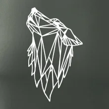 Geometrie - vlk - vyjící Geometrie - vlk - vyjící