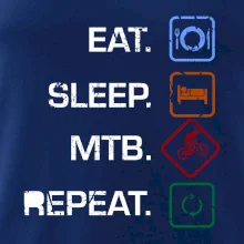 Eat sleep MTB repeat
