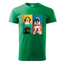 Psi štěňata koláž