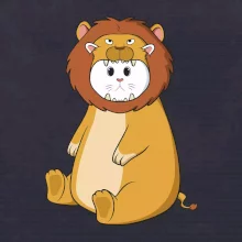 Kočka v převleku lva