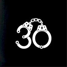 Narozeninové tričko pro policajta - pouta 30