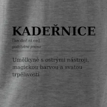 Kadeřnice umělkyně s ostrými nástroji