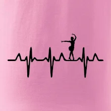 EKG tanečnice salsy