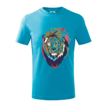 Hlava lva kreslená jednoduchá