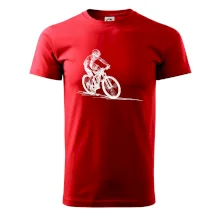 MTB kreslený cyklista