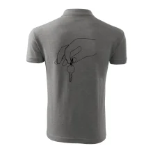 Klíče a ruka jedním tahem