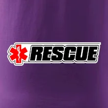 Záchranář rescue kříž červený