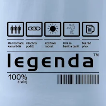 Čárový kód - Legenda Čárový kód - Legenda