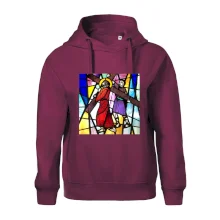 Vitráž - Ježíš a kříž