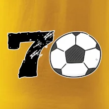 Fotbal kulaté narozeniny 70