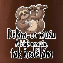 Dělám, co můžu. A když nemůžu, tak nedělám.