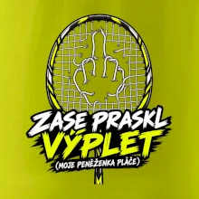 Badminton prasklý výplet