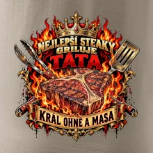 Nejlepší steaky griluje táta Král ohně a masa