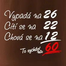 Vypadá, cítí se, chová se - 60 let