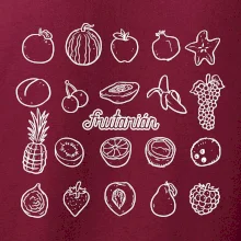 Frutarián ovoce ve čtverci