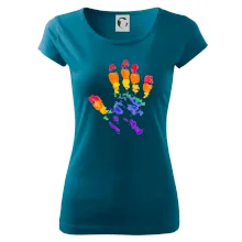 LGBT hand print