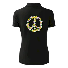 Peace symbol kopretiny