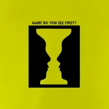 What do you see first? Pohár - Obličeje