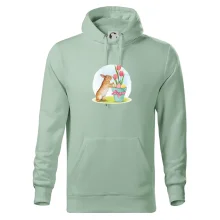 Velikonoční zajíček tulipány