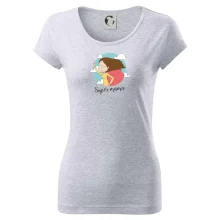 Kreslený obrázek Super máma