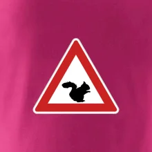 Dopravní značka - Pozor veverka