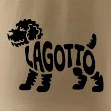 Lagotto nápis v těle