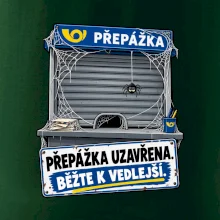 Přepážka uzavřena běžte k vedlejší