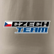 Czech team s vlajkou - Mistrovství světa v ledním hokeji 2025