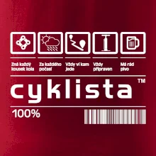 Čárový kód - Cyklista
