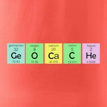 Geocache - periodická tabulka